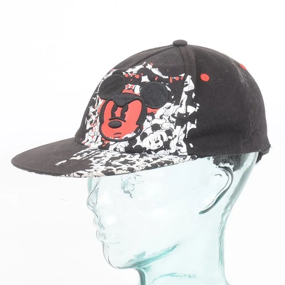 Disney Parks Angry Mickey Mouse Kids Youth Adult Baseball Cap Snapback Hat